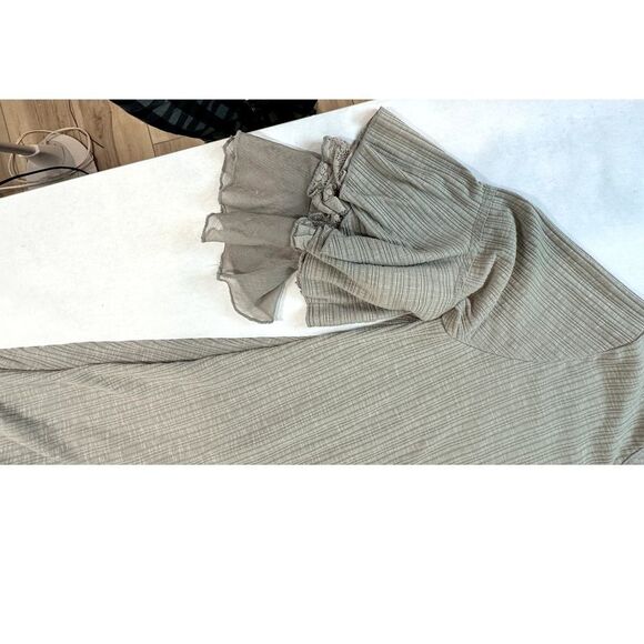 Umgee Beige Tunic Dress Summer Comfort Spring Plus Size -- Large - Picture 2 of 9